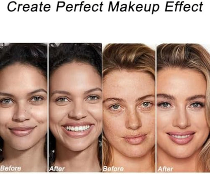 QYDUMOON mature skin lightweight liquid foundation cream application