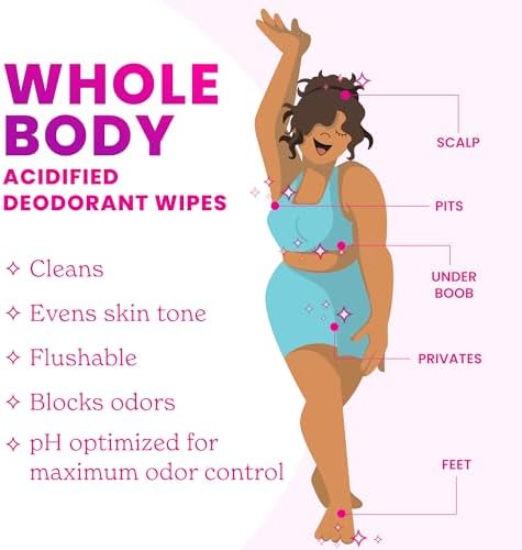 Lume skin loving aluminum free wipes for 24 hour odor control