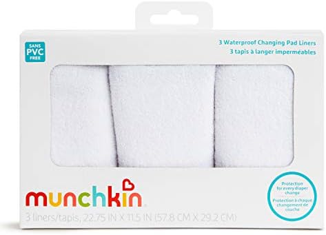 Close up view of waterproof backing on Munchkin liners