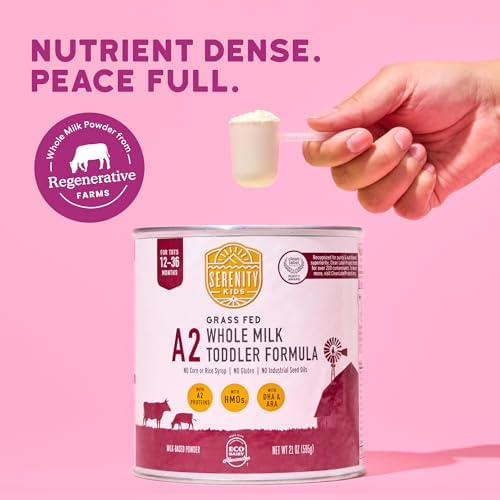 Serenity Kids easier to digest formula for tots twelve to thirty six months
