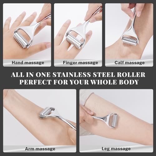 Authentic jade gua sha stone with user manual for skincare routine.