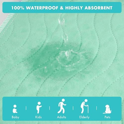 Bunlitent reusable bed pad showing waterproof protective layer