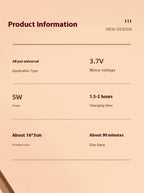 USB rechargeable maximumRs pet grooming clipper displaying smart digital battery indicator screen.