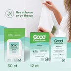 Good Clean Love personal moisturizing and cleansing wipes for vaginal health support.