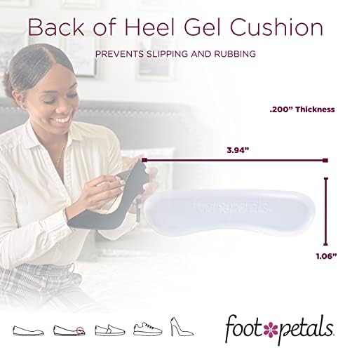 Adhesive back of heel pads for improving shoe fit