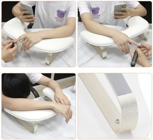 Aonolovo manicure hand rest set up on a professional salon desk
