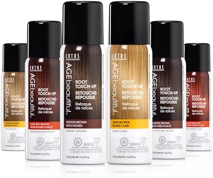 Water resistant root concealer spray for thinning patches