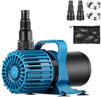 TONGCHANT 100W water pump displaying the one hundred and eighty degree rotatable outlet attachment.