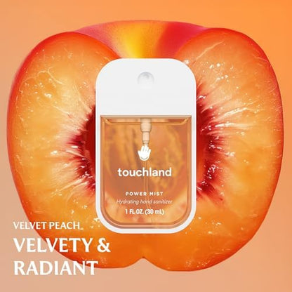 Touchland Hydrating Hand Sanitizer Spray, JUICY 5 Set (Citrus, Berry, Watermelon, Peach, Mango), 1 FL. OZ. Travel Size Power Mist Sprays (Set of 5) - Image 5
