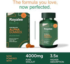 Nutritional facts label of Root Labs pure Himalayan shilajit gummies featuring KSM-66 ashwagandha and maca root.