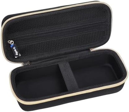 Worfty premium three layer EVA protective organizer case closed securely for travel storage.