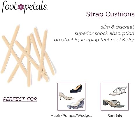 Foot Petals 8 count pack of anti-slip shoe strap protectors