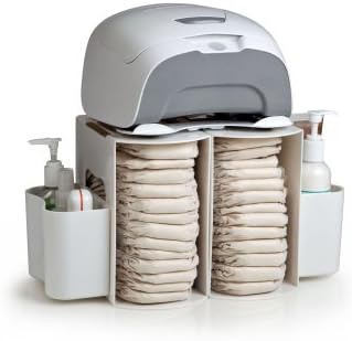 Side profile of Prince Lionheart Grey Wipes Warmer