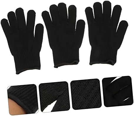 Ipetboom premium heat blocking glove material texture detail for curling wand protection