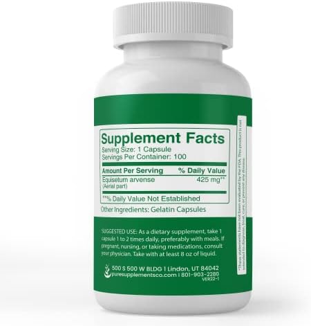 Pure Original Ingredients Horsetail herbal supplement capsules