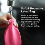 Flents portable feminine hygiene system with white storage case