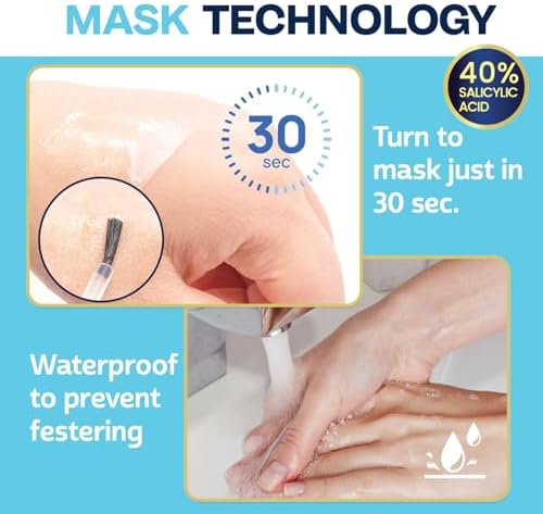 MEOLY skincare treatment for foot corns and common hand warts