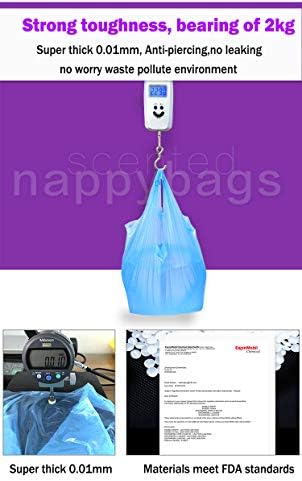 Dergik portable diaper sacks for travel and nursery