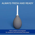 Detachable polyethylene nozzle and 50ml bulb components for easy cleaning
