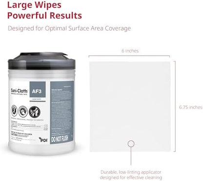 Large canister of 160 Sani-Cloth AF3 disposable wipes for home use