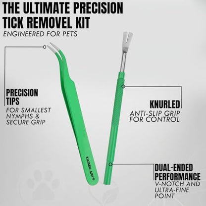 Close up of PetzLifeWorld tick remover kit contents