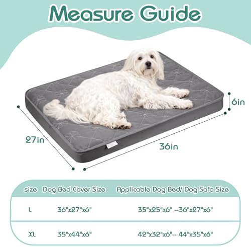 Greatbond dog bed cover elastic band backing for secure fit.