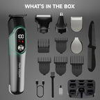 Amvonz shaving kit packaging and USB charging cable components