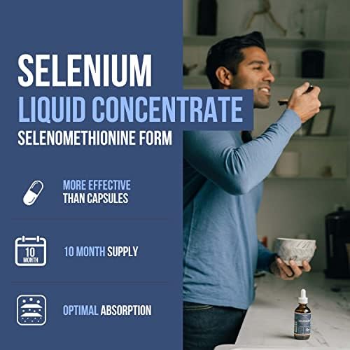 Triquetra Health sublingual selenium drops supplement facts label
