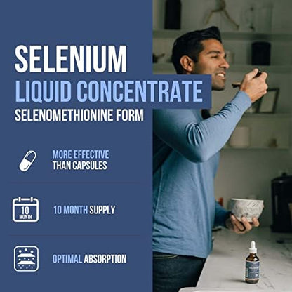 Triquetra Health sublingual selenium drops supplement facts label