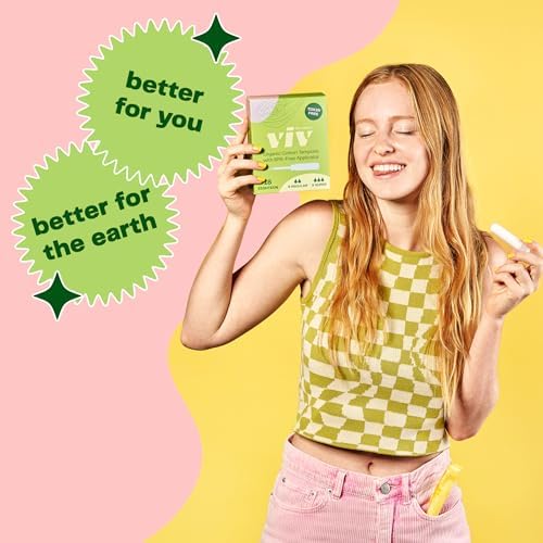 Viv for Your V regular flow tampons for 360-degree leak protection