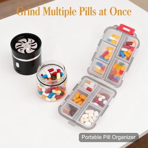 Fine powder consistency achieved from large calcium tablets using automatic grinder