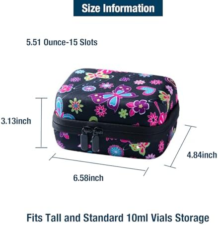 Side view of MiloZen peptide storage container highlighting the heavy duty double zipper quick access design