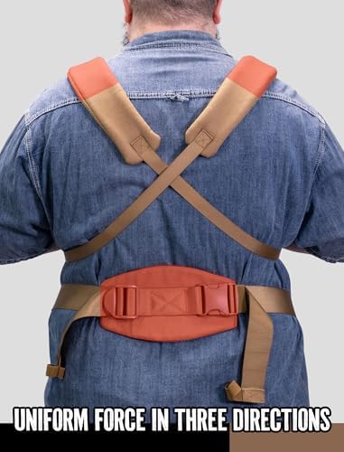 Rear view of tactical baby carrier with lumbar support focus
