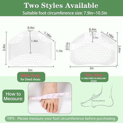 Soft gel forefoot protectors for bunion and callus pain