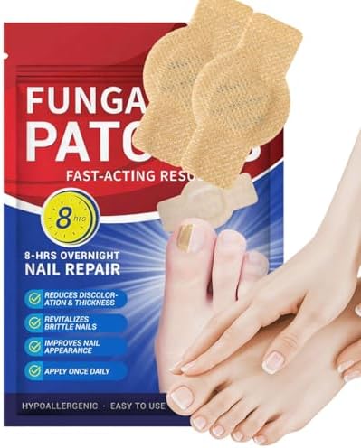 Funga Patch Fungal Nail Patches showing the 21 count overnight hydrogel sheets