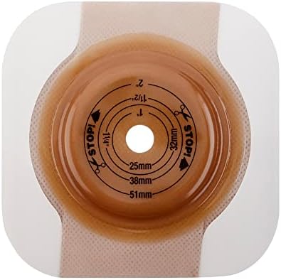 Hollister medical grade extended wear convex wafer with tape border.