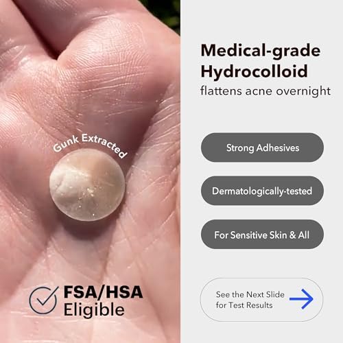 Avarelle hydrocolloid pimple patches for face showing the clear circular spot stickers.
