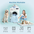 EHEYCIGA high cooling index dog mat placed on a car seat for summer travel.