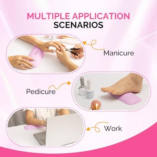 Professional Pink Manicure Hand Stand For Salon Use