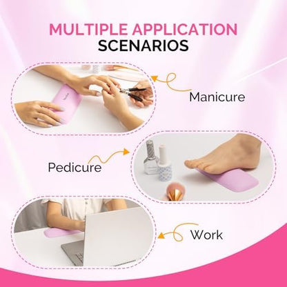 Professional Pink Manicure Hand Stand For Salon Use