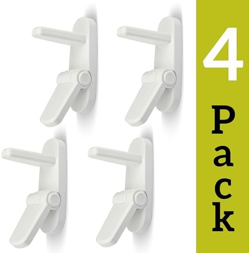 Side profile of durable ABS Wappa Baby door lock
