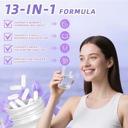 Bebien Fit Myo and D-Chiro Inositol 40 to 1 ratio supplement facts label showing ingredients