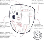 Pura diaper pants 45 count box display