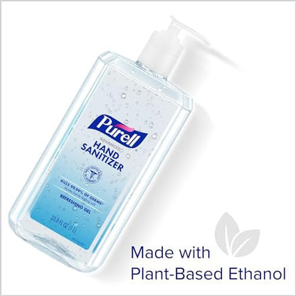 PURELL Advanced Hand Sanitizer Refreshing Gel, Clean Scent, 1 Liter Pump Bottle (Pack of 1) - 9632-04-CMR - Image 6