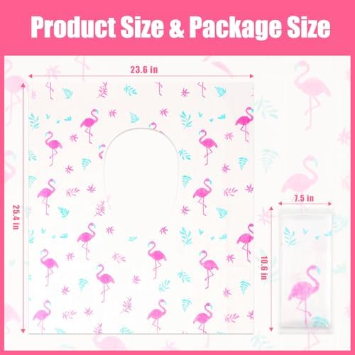 Individually wrapped travel pack of hygienic disposable toilet covers alongside a diaper bag