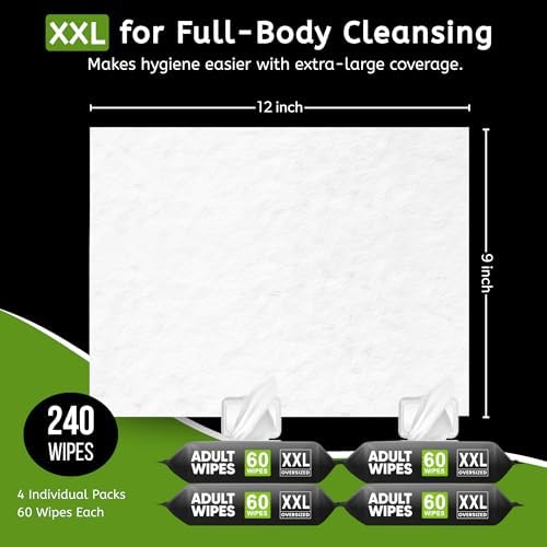 Morning Star hypoallergenic adult wipes packaging back label containing safety information and usage directions.