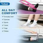 Imported NOLUNT diabetic ankle socks multi color assortment