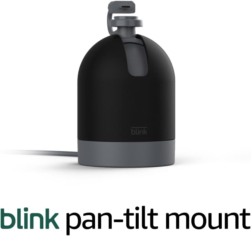 Blink mini plug-in security hardware close up of the sleek white design