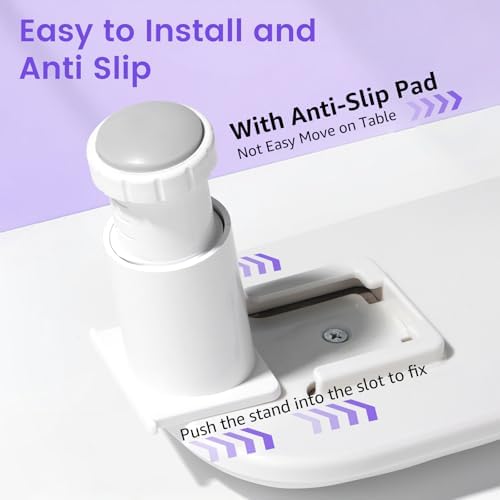 Side view of Quaferen height adjustable nail support stand