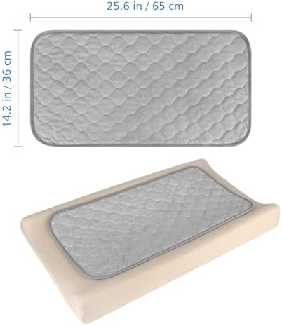 Accmor portable waterproof diaper changing pad liner placed on changing table